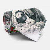 Cravate de Noël, Jésus Christ (Roulé)