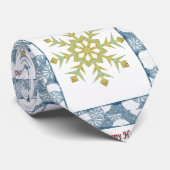 Cravate de Noël, Joyeuses fêtes (Roulé)