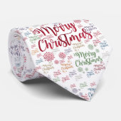 Cravate de Noël, Joyeux Noël (Roulé)