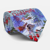 Cravate de Noël, Joyeux Noël (Roulé)