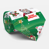 Cravate de Noël, Joyeux Noël (Roulé)