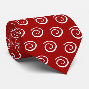 Cravate de Noël MOD Mid-Century Rouge