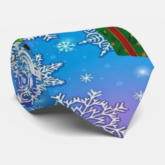 Cravate de Noël, Père Noël (Roulé)