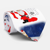 Cravate de Noël, Père Noël (Roulé)