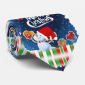 Cravate de Noël, Père Noël (Roulé)