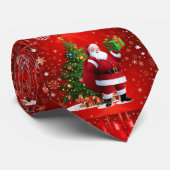 Cravate de Noël, Père Noël (Roulé)