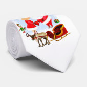 Cravate de Noël, Père Noël (Roulé)