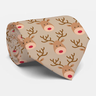 Cravate de Noël Reindeer