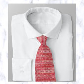 Cravate de Noël rouge
