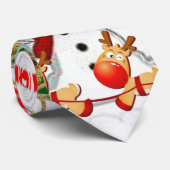 Cravate de Noël, Snowman (Roulé)