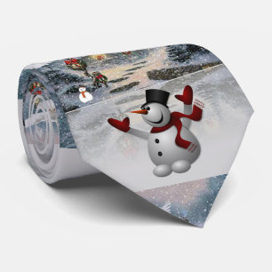 Cravate de Noël, Snowman