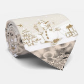 Cravate de Noël, Snowman (Roulé)