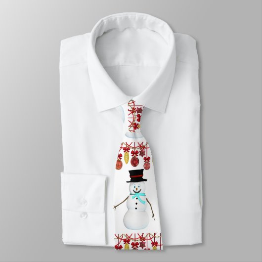 Cravate de Noël, Snowman (Attaché)