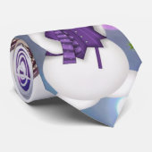 Cravate de Noël, Snowman (Roulé)