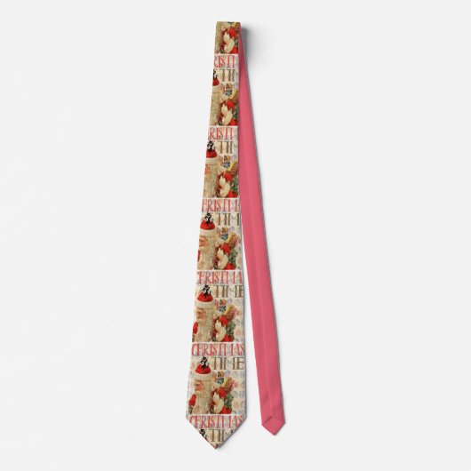 Cravate de Noël, Vintage (Devant)