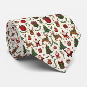 Cravate de Noël Vintage (Roulé)
