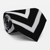 Cravate de noirs et de blancs (Roulé)