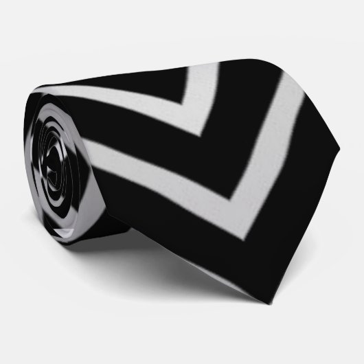 Cravate de noirs et de blancs (Roulé)