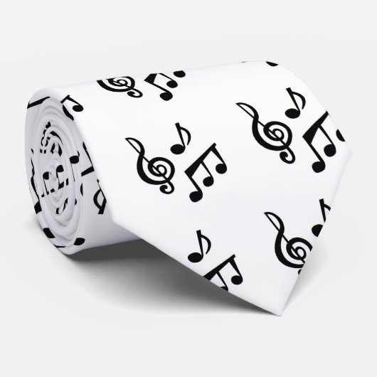 Cravate de note de musique (Roulé)