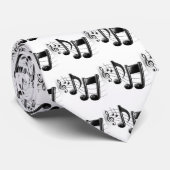 Cravate de note de musique (Roulé)