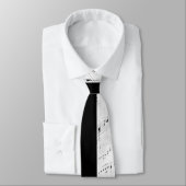 Cravate de note de musique de KRW (Attaché)