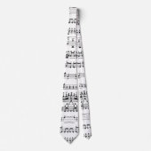 Cravate de notes musicales (Devant)