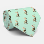 cravate de nouveauté pélicane amusante (Roulé)