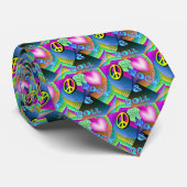 Cravate de paix, d'amour, de roche et de petit (Roulé)