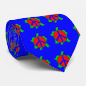 Cravate de paix de tortue (Roulé)