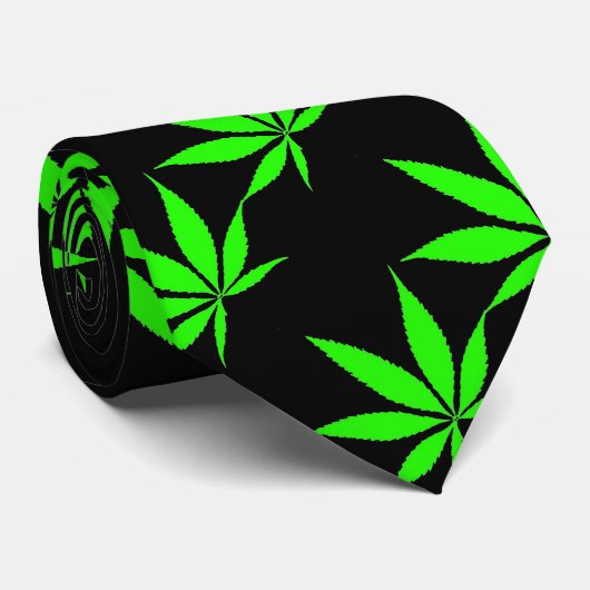 cravate de pakalolo de weedcore (Roulé)