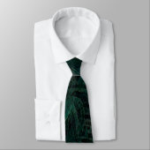 Cravate de paon vert foncé (Attaché)