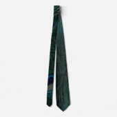 Cravate de paon vert foncé (Dos)
