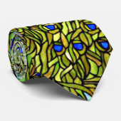 Cravate de paons en verre souillé de Tiffany (Roulé)