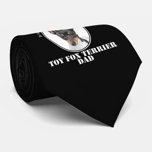 Cravate de papa de Fox Terrier de jouet (Roulé)