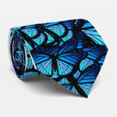 Cravate de papillon bleue (Roulé)