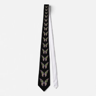 Cravate de papillon exotique