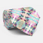 Cravate de papillons roses (Roulé)