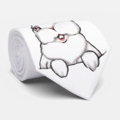 Cravate de Pâques Bunny Art Necktie Cadeaux de Pâq (Roulé)