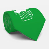 Cravate de partie de jour de Kelly St Patrick vert (Roulé)