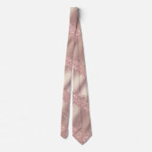 Cravate de Parties scintillant rose Gold avec text (Dos)