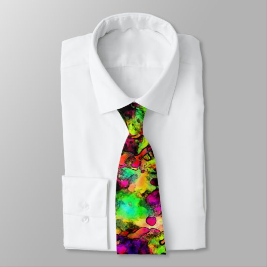 Cravate de passion d'arc-en-ciel (Attaché)