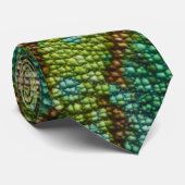 CRAVATE DE PEAU DE CAMÉLÉON (Roulé)