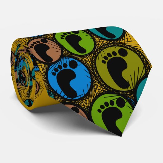 Cravate de pédicure, pieds lunatiques de (Roulé)