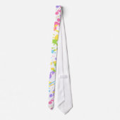 Cravate de peinture colorée (Dos)
