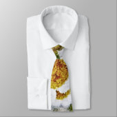 Cravate de peinture d'art floral (Attaché)