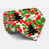 Cravate de peinture de Noël (Roulé)