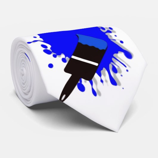 Cravate de peinture d'éclaboussure (Roulé)