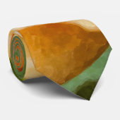 Cravate de peinture Rose orange (Roulé)