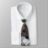 Cravate de photo de cerfs communs (Attaché)