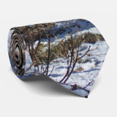Cravate de photo de cerfs communs (Roulé)